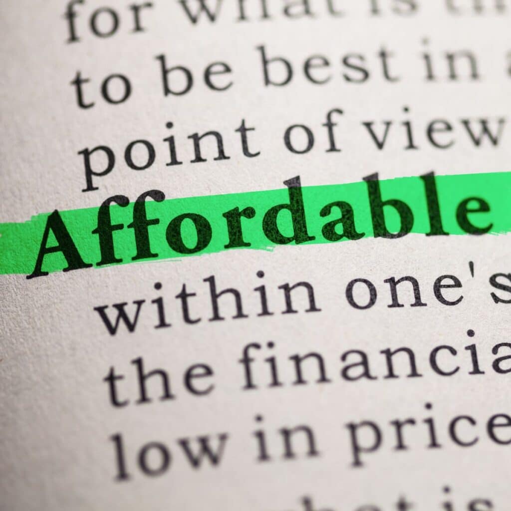 Highlighted word: Affordable small business website design